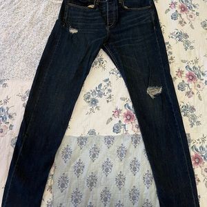 Slim fit distressed Rag and Bone Jeans Fit 1